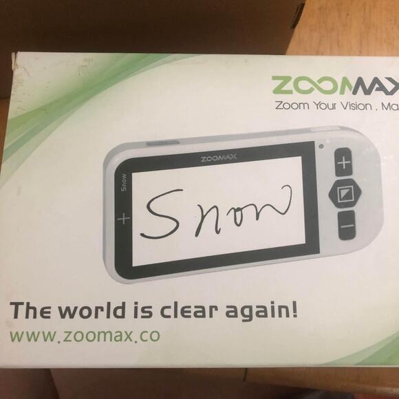 Zoomax Luna S Portable HD Electronic Magnifier for Low Vision - Picture 6 of 10